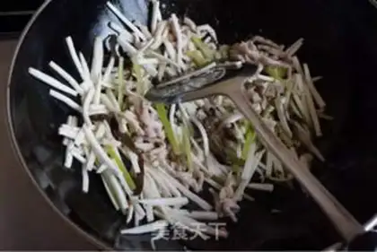 Make White little fried meat step 9