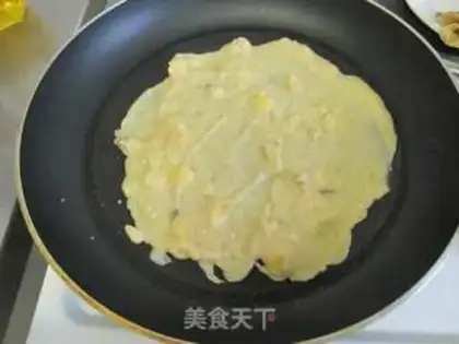 Make Banana egg burrito step 7