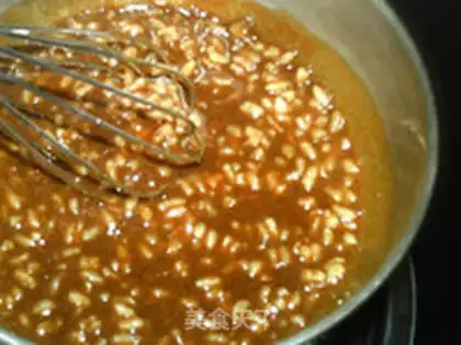 Make Red sugar rice marfin step 4