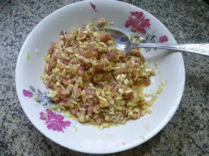 Make The sprouts, the pork pans step 7