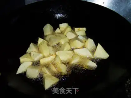 Make Potato chicken step 5