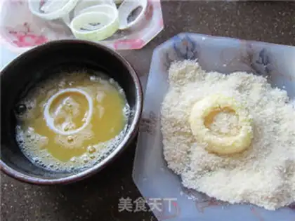 Make Onion rings step 4