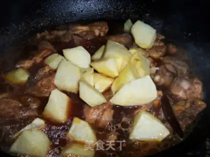 Make Potato chicken step 10