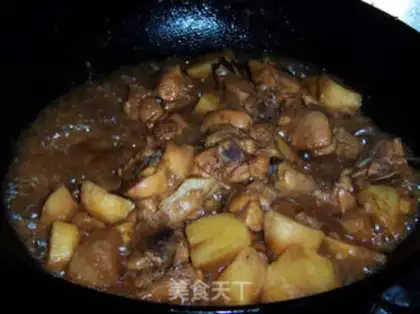 Make Potato chicken step 11