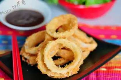 Make Onion rings step 8