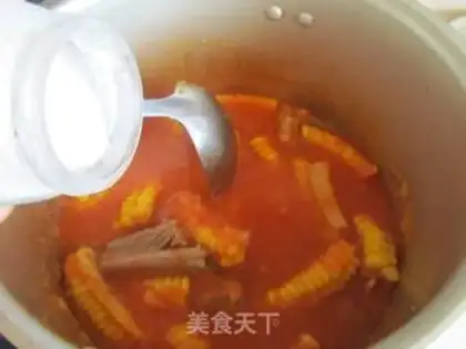 Make Taste corn bouquet soup step 6