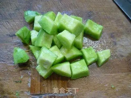 Make Coconut melon step 2