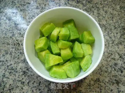 Make Coconut melon step 3