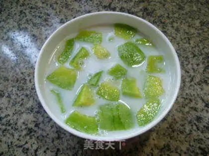 Make Coconut melon step 4