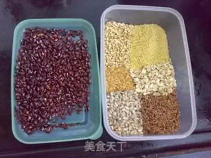 Make Red sugar congee step 0