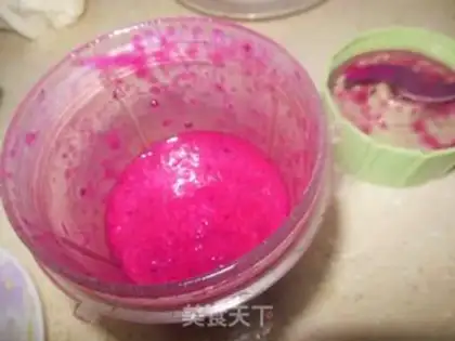 Make Flamingo ice cream step 2