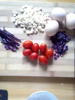 Make The ruby veggies and eggs step 0