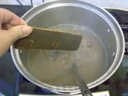 Make Red sugar congee step 6