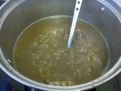 Make Red sugar congee step 7
