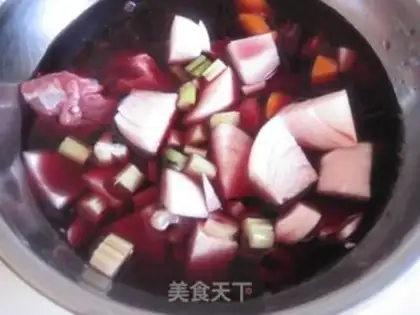 Make Wine beef step 1