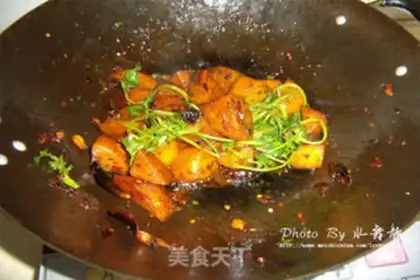 Make Spicy potatoes step 7