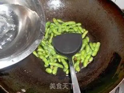 Make Water to boil the beans step 4