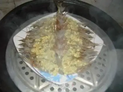 Make Garlic shrimp step 4