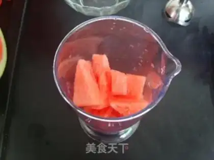 Make Watermelon juice step 2