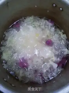 Make The violet silver-eared simil step 2
