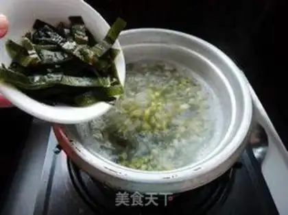 Make Sea belt green bean sugar step 4