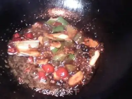 Make Onion beans, frozen tofu step 2
