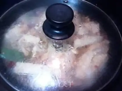 Make Onion beans, frozen tofu step 4
