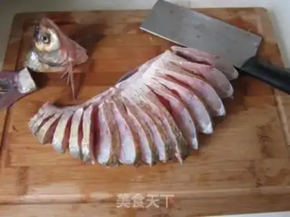 Make Open the mackerel step 1