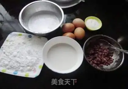 Make Red bean cream cake step 0