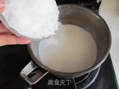 Make Mango pudding step 3