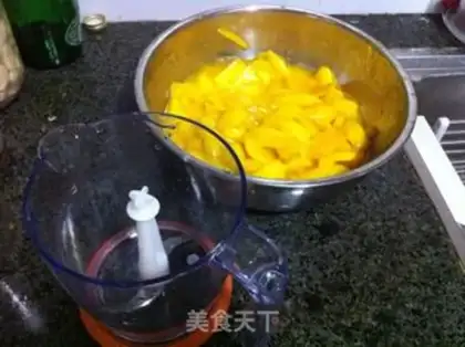 Make Mango sauce step 1