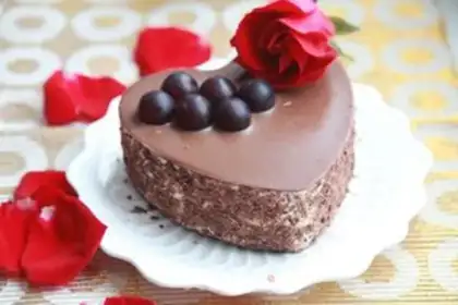 Make Chocolate mousse cake step 18