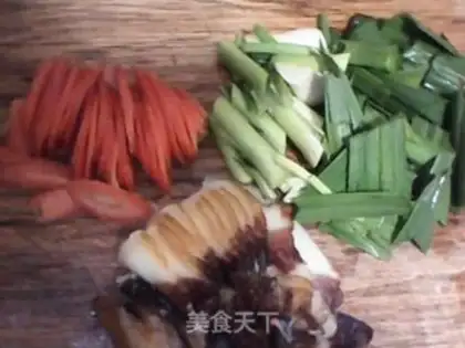 Make Carrot and garlic step 1