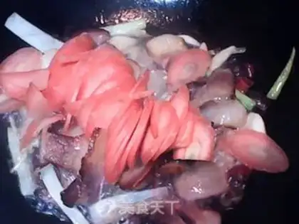 Make Carrot and garlic step 4