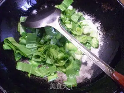 Make Crab mushrooms and rice step 3