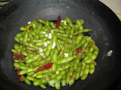 Make Water to boil the beans step 4