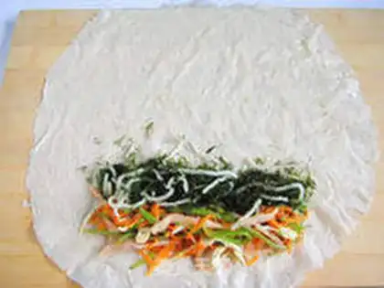 Make Hetesh Spring Roll step 8