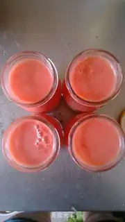 Make Watermelon milk juice step 2