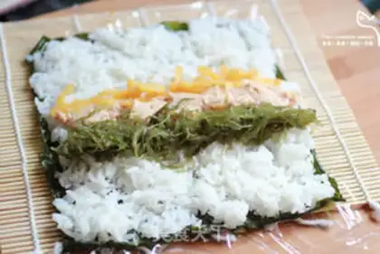Make The salmon, the Korean purple step 6