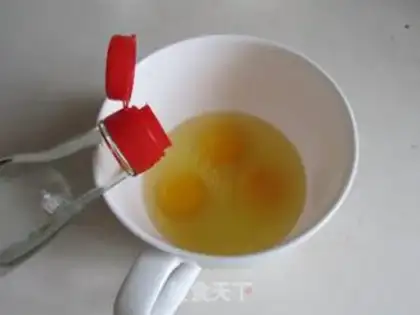 Make Eggs and peas step 2
