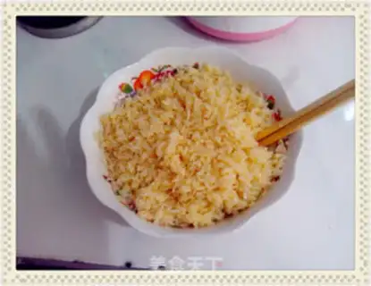 Make Egg fried rice step 3