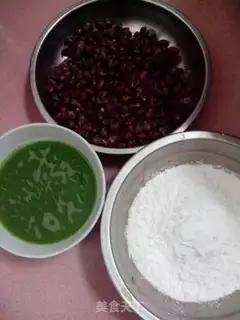 Make The cold bean rice step 0