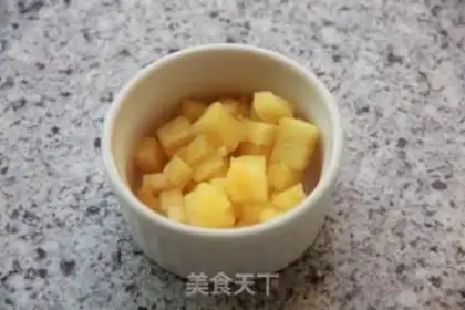 Make Pineapple yogurt step 1
