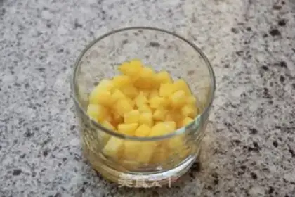 Make Pineapple yogurt step 2