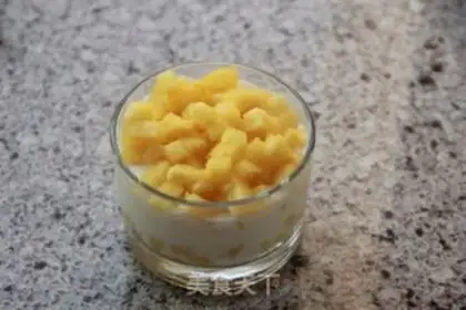 Make Pineapple yogurt step 3