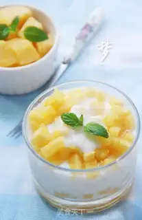 Make Pineapple yogurt step 4