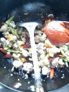 Make Spicy chicken step 6