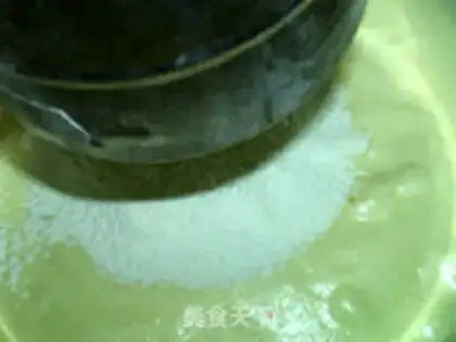 Make Sesame French sponge cake step 5