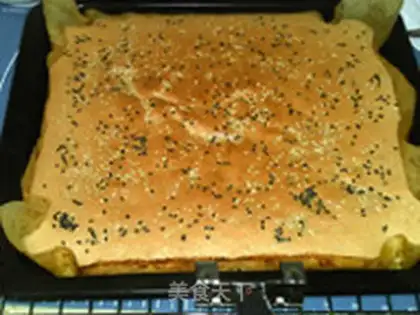 Make Sesame French sponge cake step 10