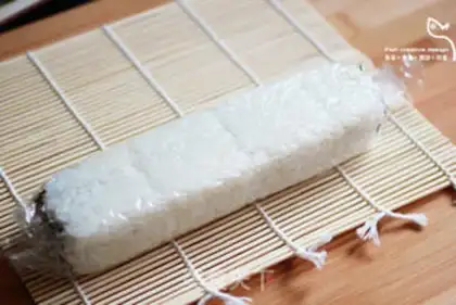 Make Flying fish seed sushi rolls step 6